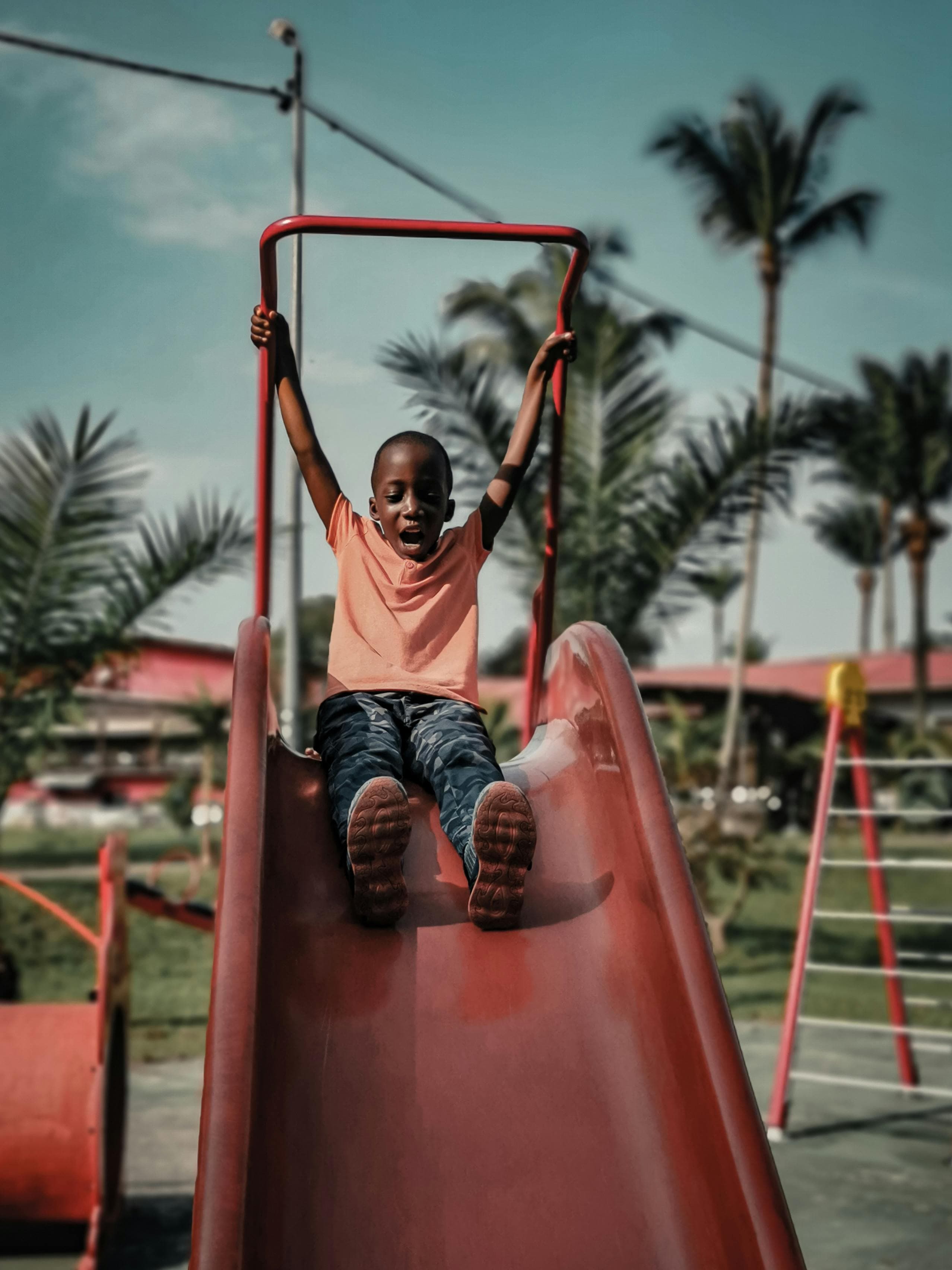 Children playing sports